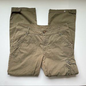 REI Women's Tan Bootcut Cargo Pants Size 14